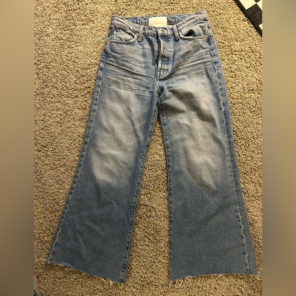 Mother wide leg crop Jean
